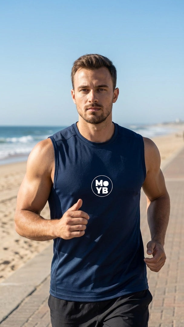 MoYB Mens Cool Vest - Navy